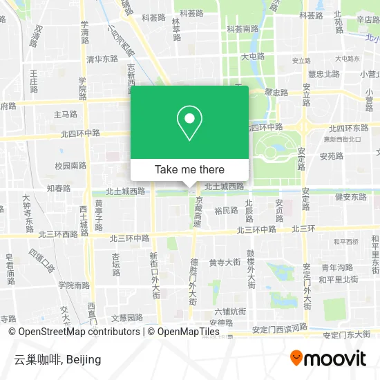 云巢咖啡 map