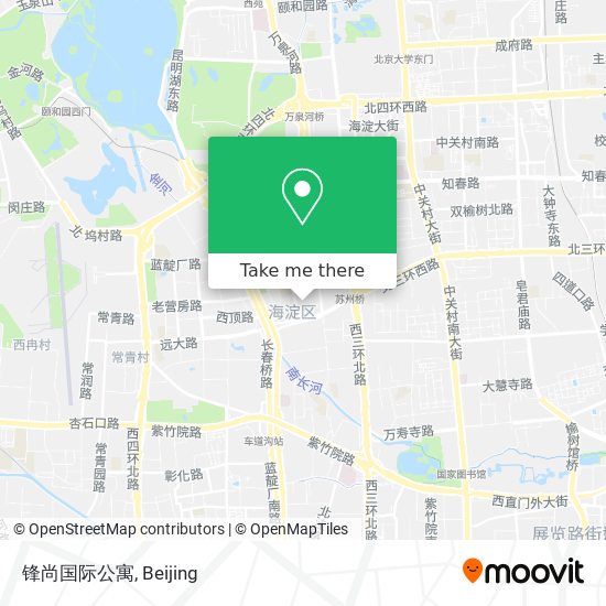 锋尚国际公寓 map