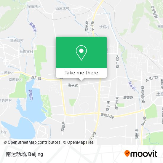 南运动场 map