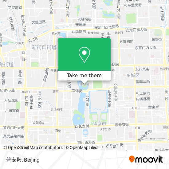普安殿 map