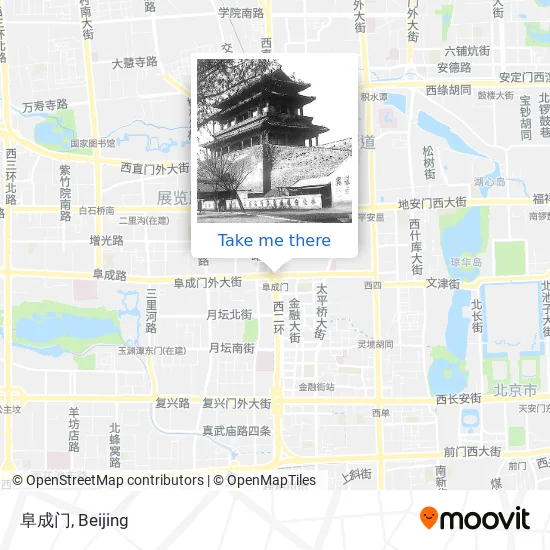 阜成门 map