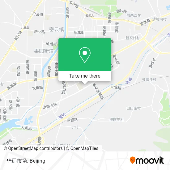 华远市场 map