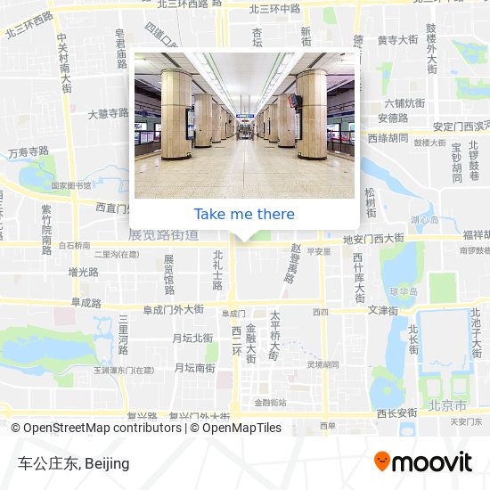 车公庄东 map