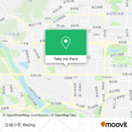 古城小学 map