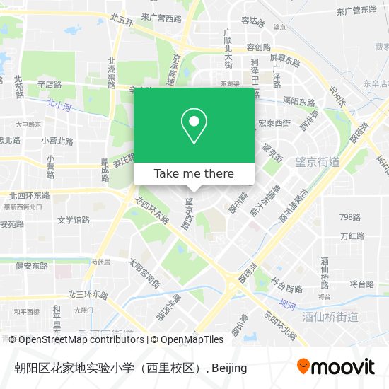 朝阳区花家地实验小学（西里校区） map