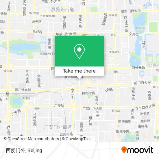 西便门外 map