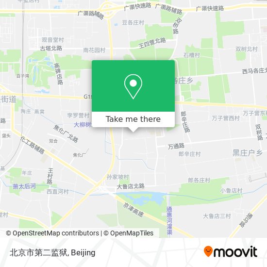 北京市第二监狱 map
