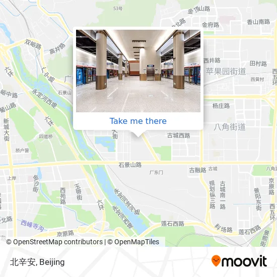 北辛安 map