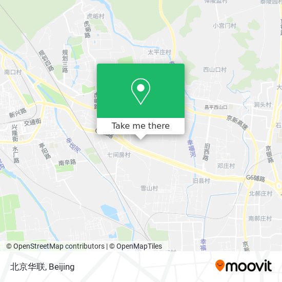 北京华联 map