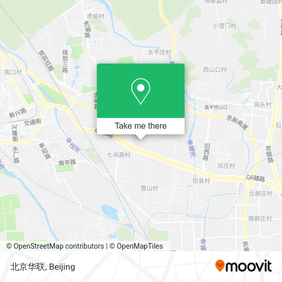 北京华联 map
