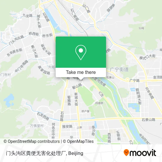 门头沟区粪便无害化处理厂 map