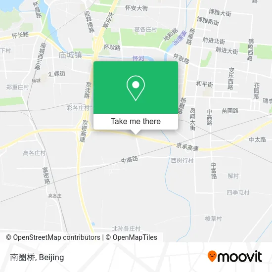 南圈桥 map