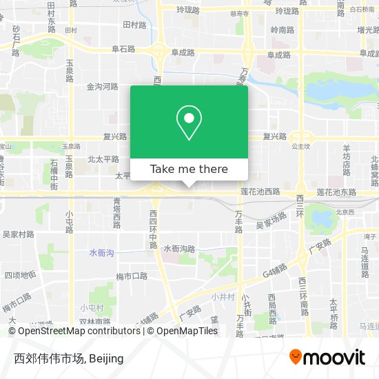 西郊伟伟市场 map
