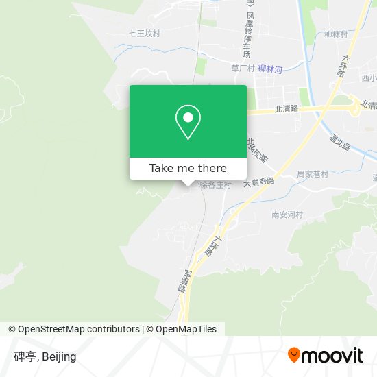碑亭 map