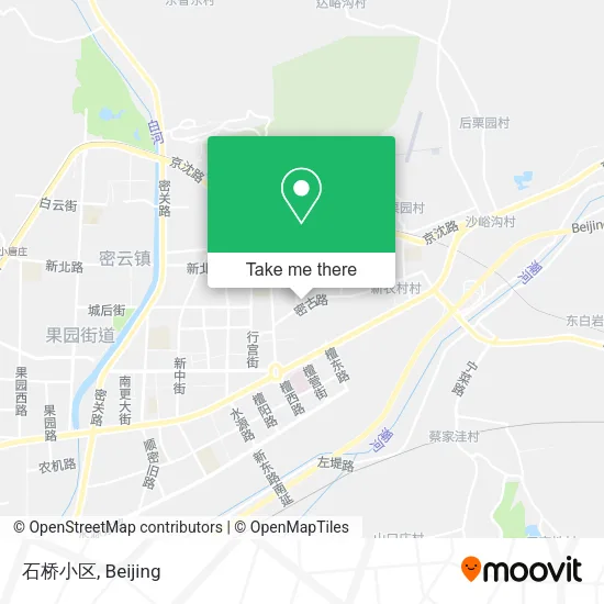 石桥小区 map