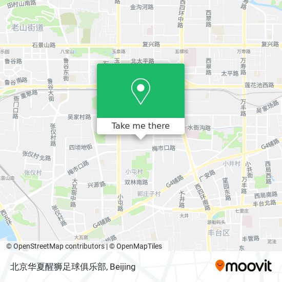 北京华夏醒狮足球俱乐部 map
