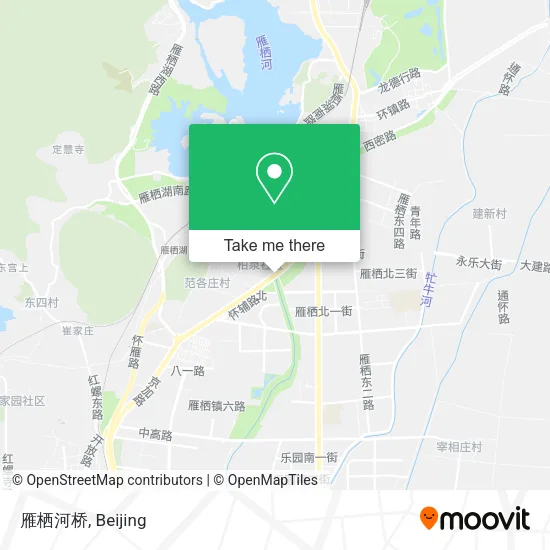 雁栖河桥 map