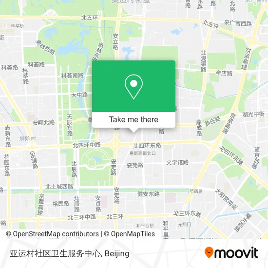 亚运村社区卫生服务中心 map