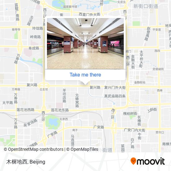 木樨地西 map