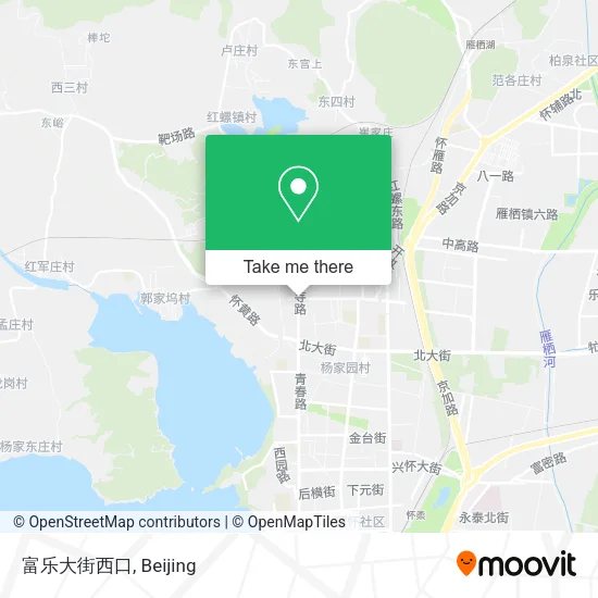 富乐大街西口 map