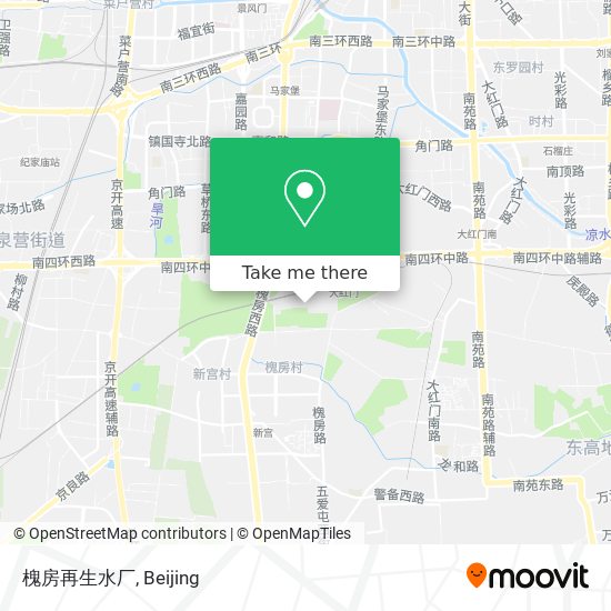 槐房再生水厂 map
