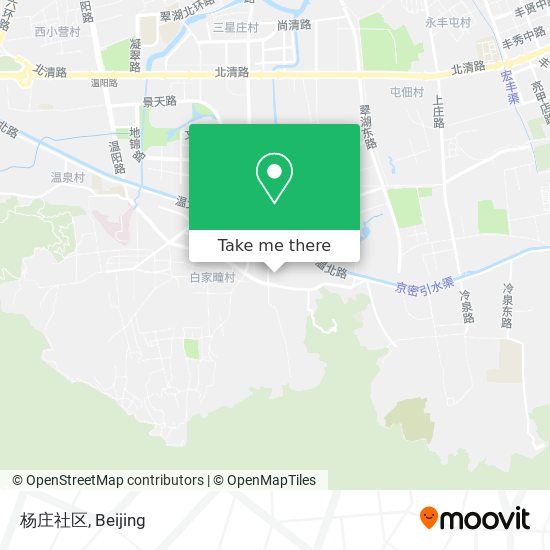 杨庄社区 map