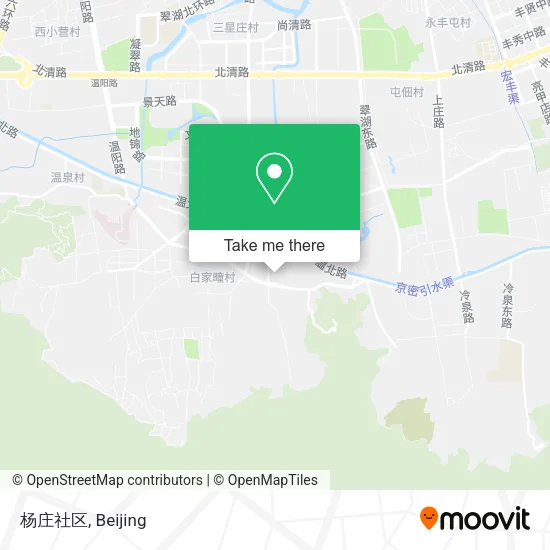 杨庄社区 map
