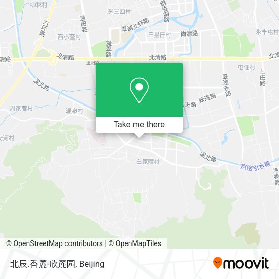 北辰.香麓-欣麓园 map
