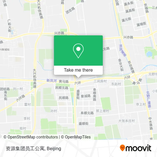 资源集团员工公寓 map
