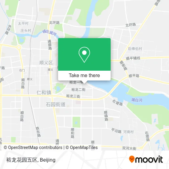 裕龙花园五区 map