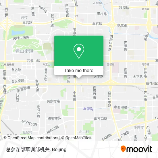 总参谋部军训部机关 map
