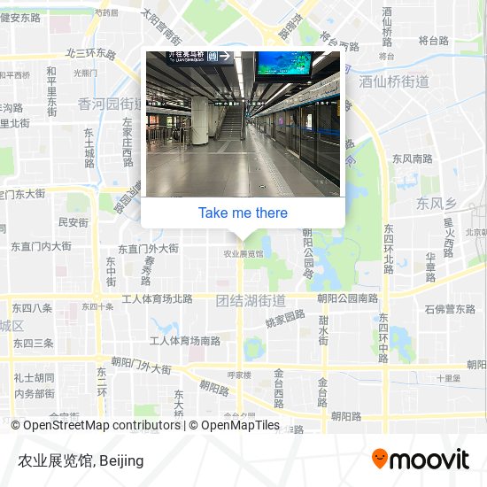 农业展览馆 map