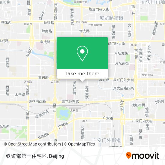 铁道部第一住宅区 map
