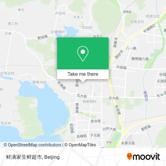 鲜满家生鲜超市 map