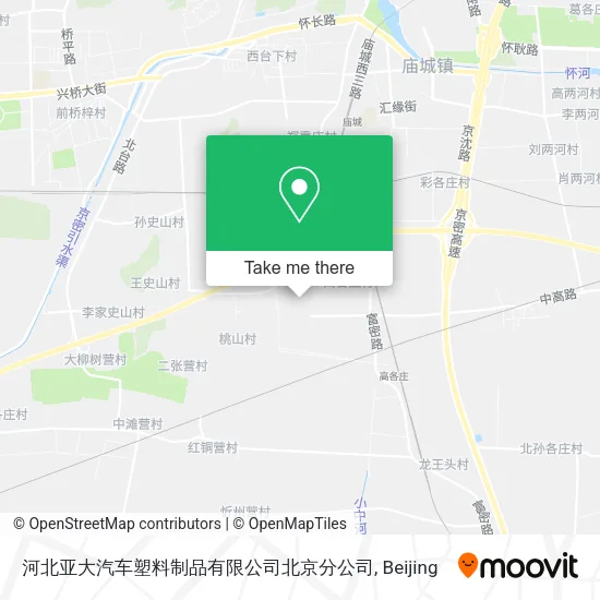 河北亚大汽车塑料制品有限公司北京分公司 map
