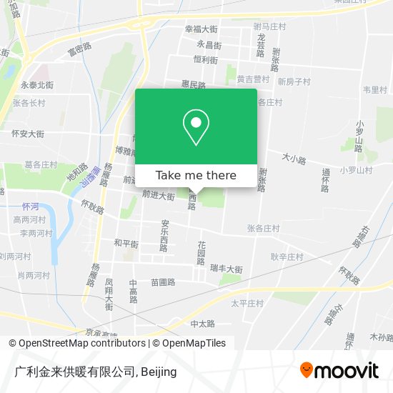 广利金来供暖有限公司 map