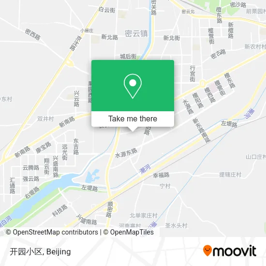 开园小区 map