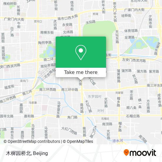 木樨园桥北 map