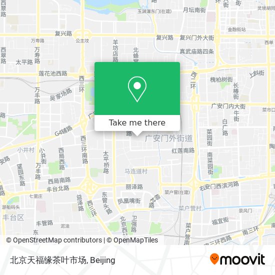 北京天福缘茶叶市场 map