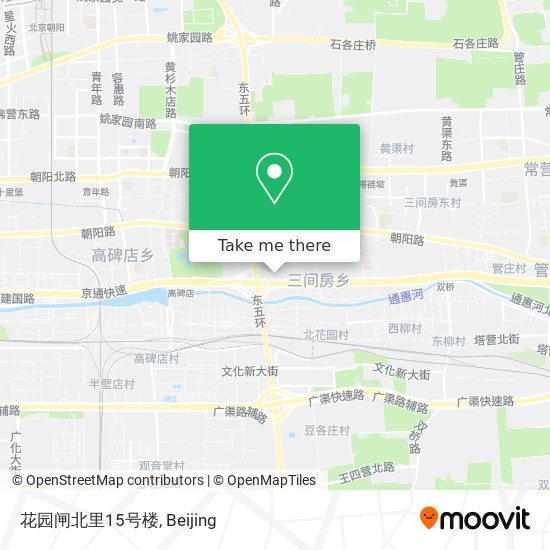 花园闸北里15号楼 map