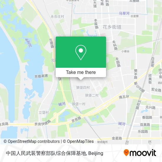 中国人民武装警察部队综合保障基地 map
