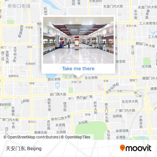 天安门东 map