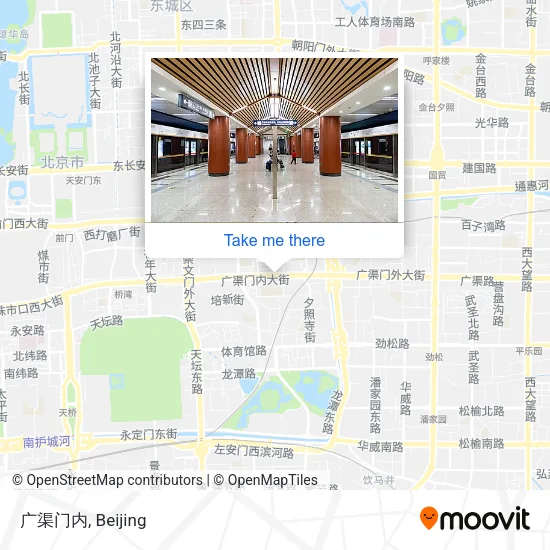 广渠门内 map