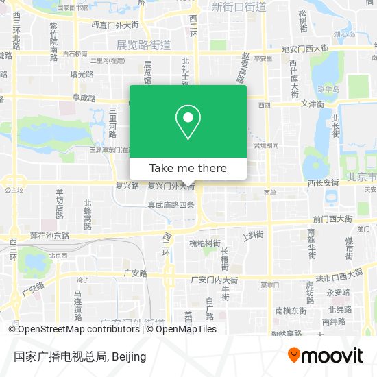 国家广播电视总局 map