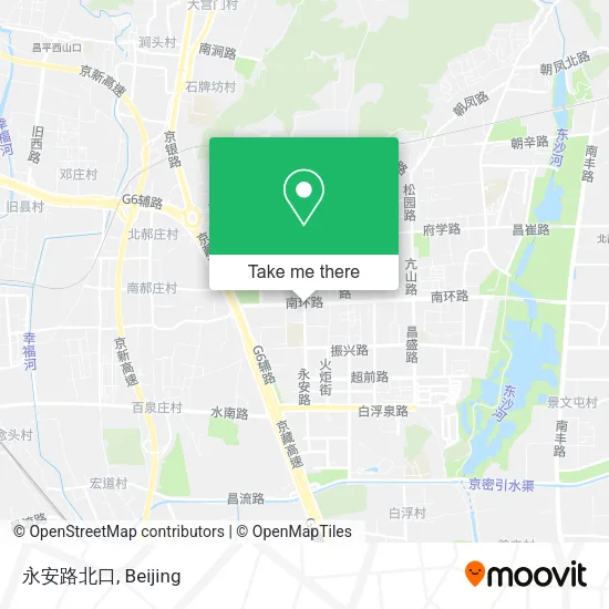 永安路北口 map