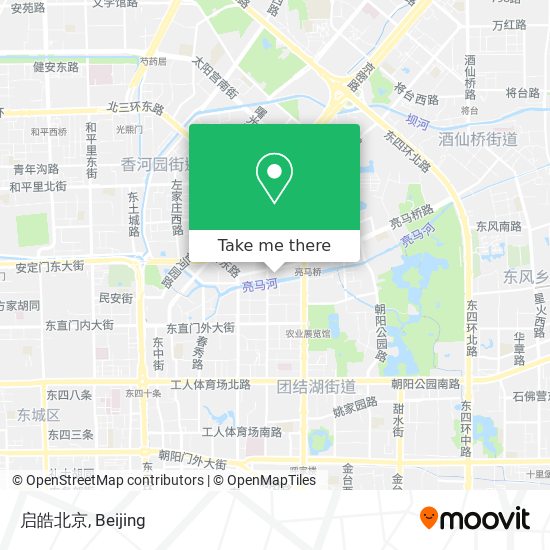 启皓北京 map