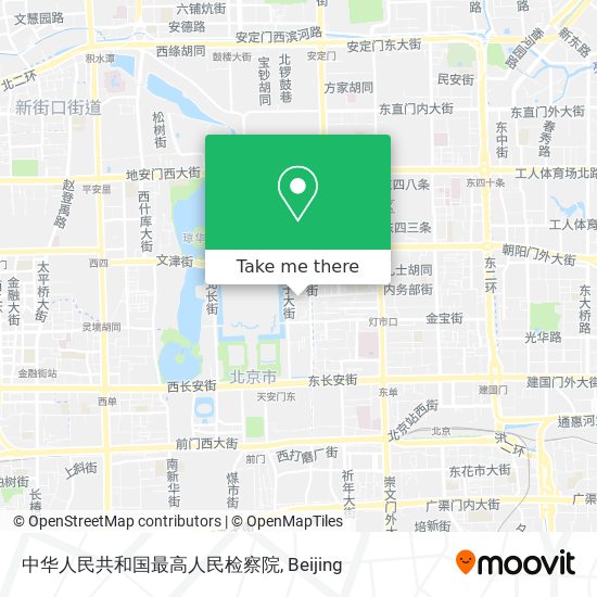 中华人民共和国最高人民检察院 map