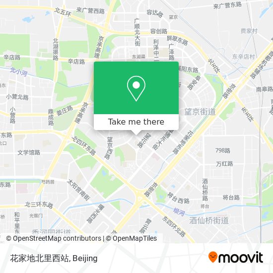 花家地北里西站 map