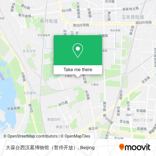 大葆台西汉墓博物馆（暂停开放） map
