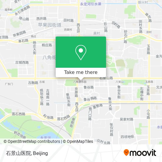 石景山医院 map